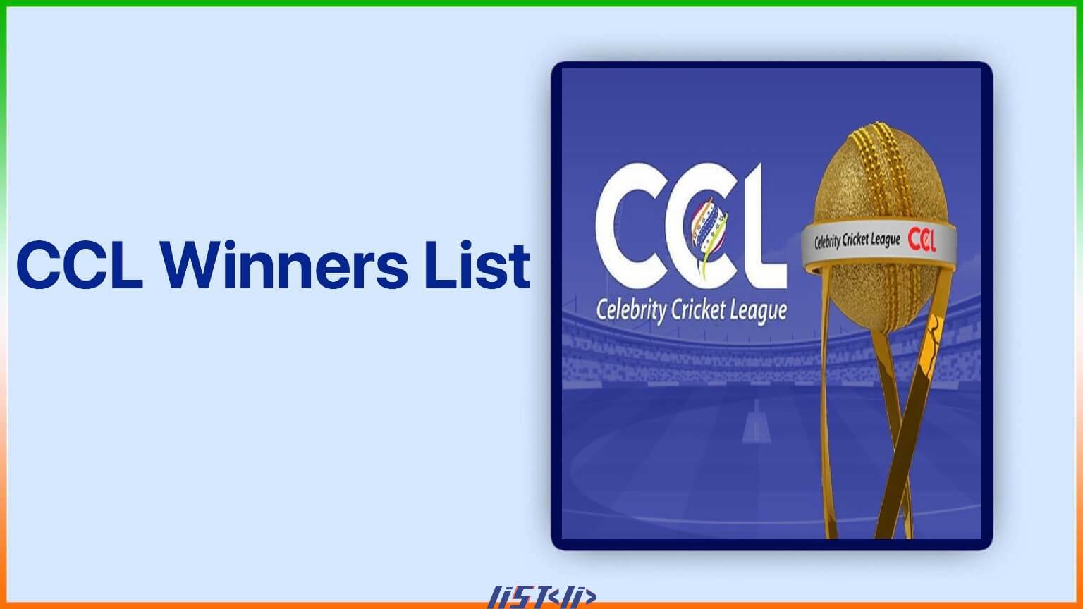 CCL Winners List All Seasons Listli