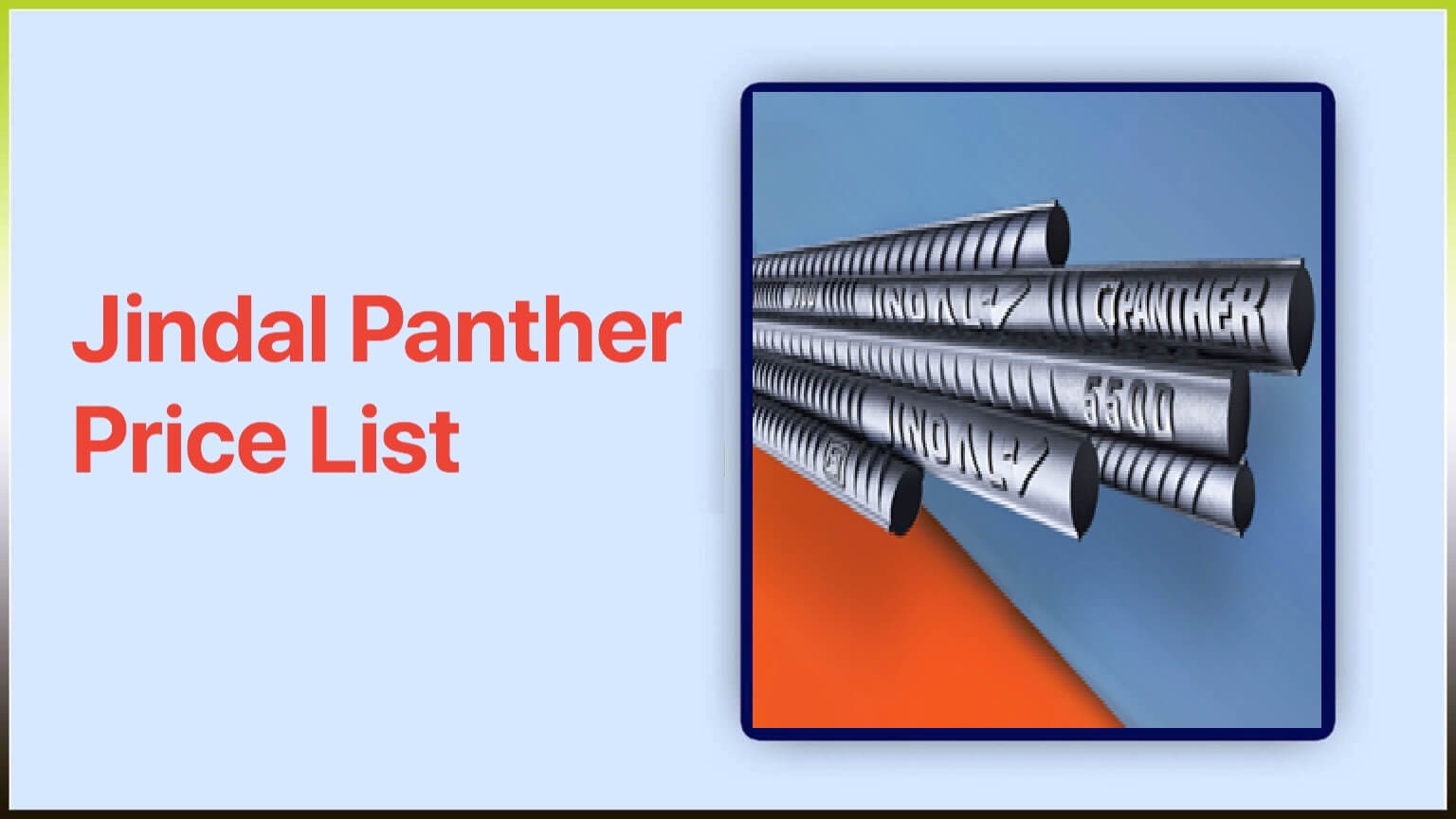 Jindal Panther Price List