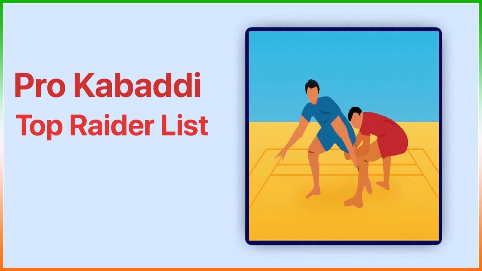 Vivo Pro Kabaddi Top Raider List