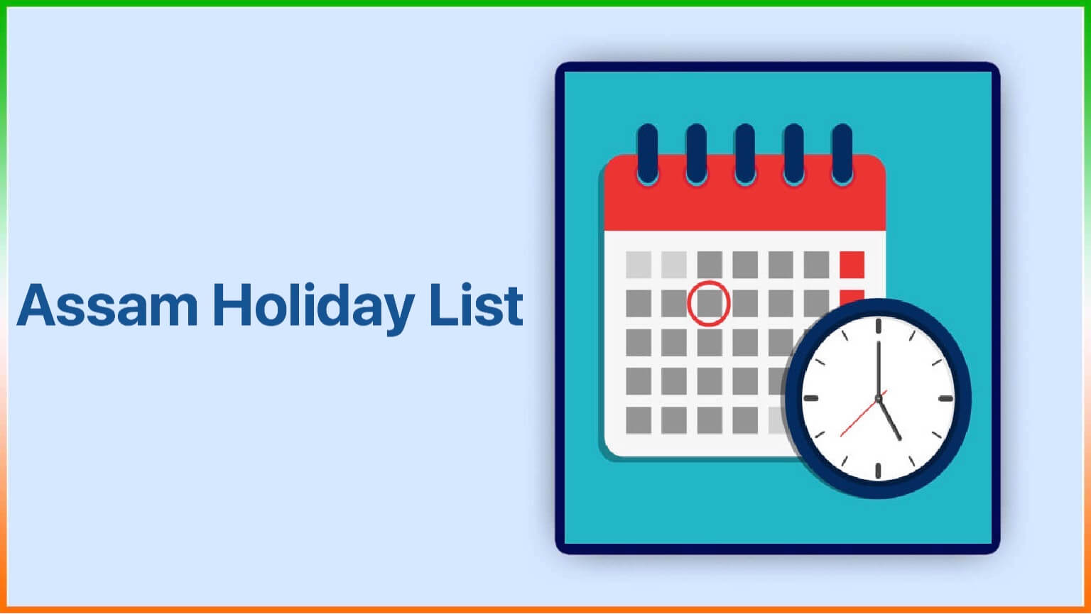 Holiday List Assam