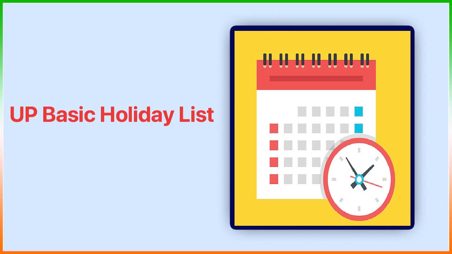 Up Basic Shiksha Parishad Holiday List