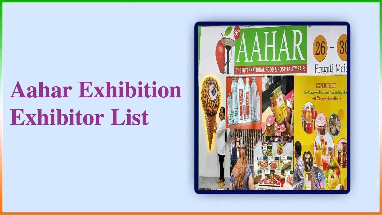 Aahar Exhibition 2023 Exhibitor List