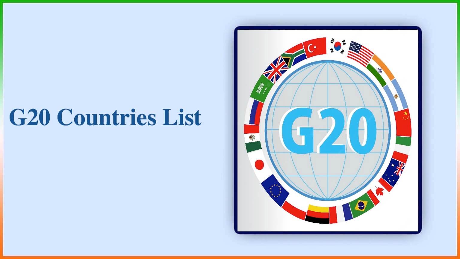 G20 Countries List