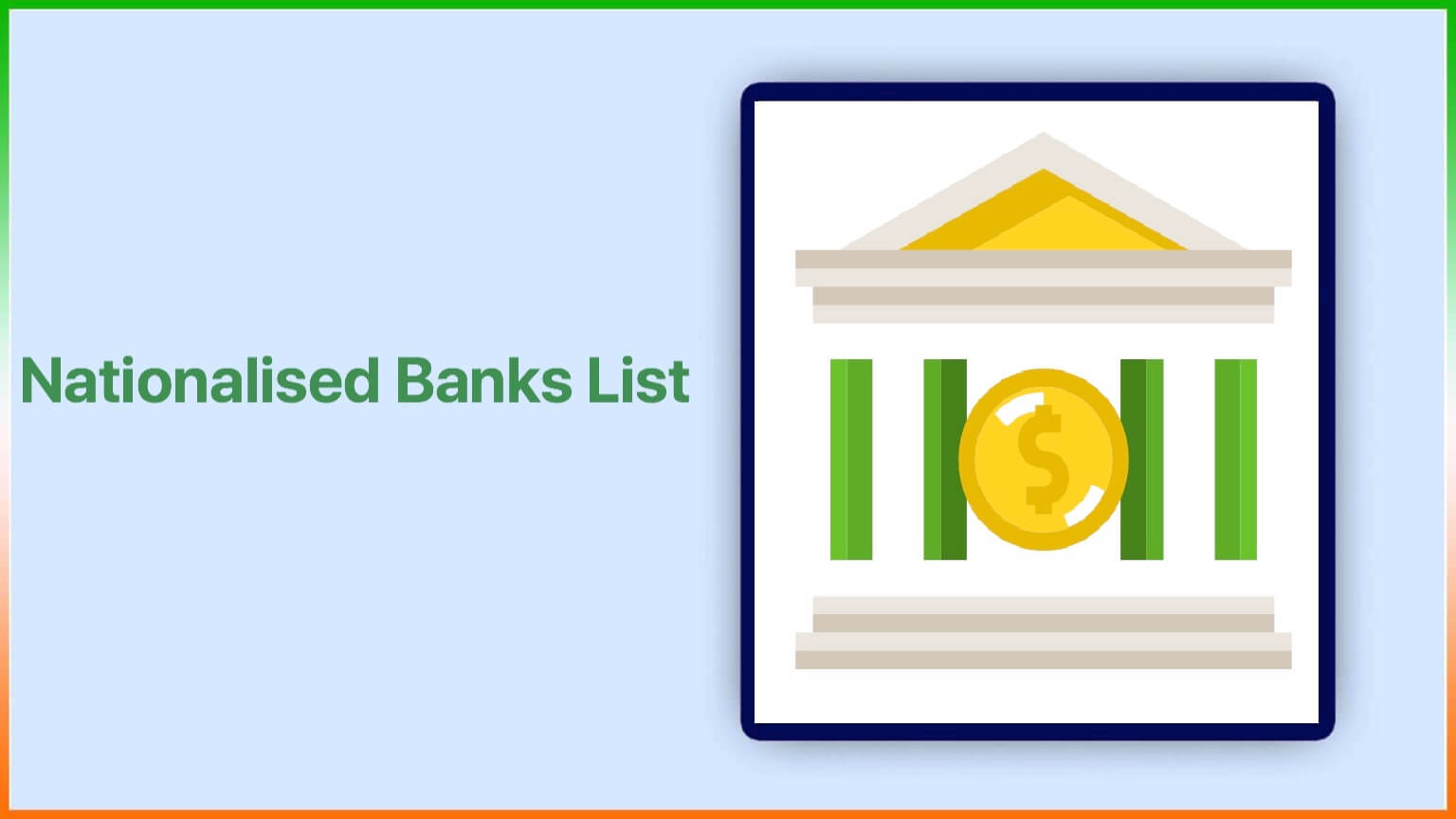 Nationalised Banks List