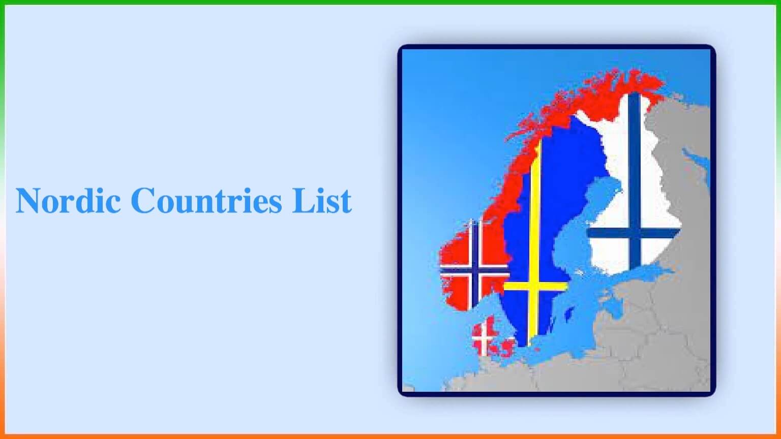 Nordic Countries List