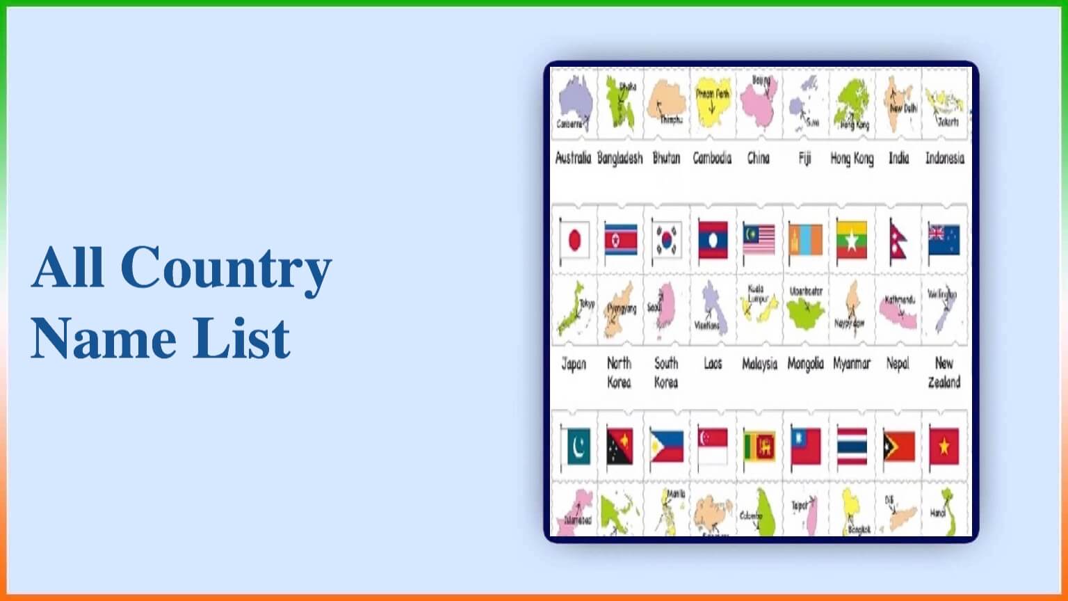 All Country Name List