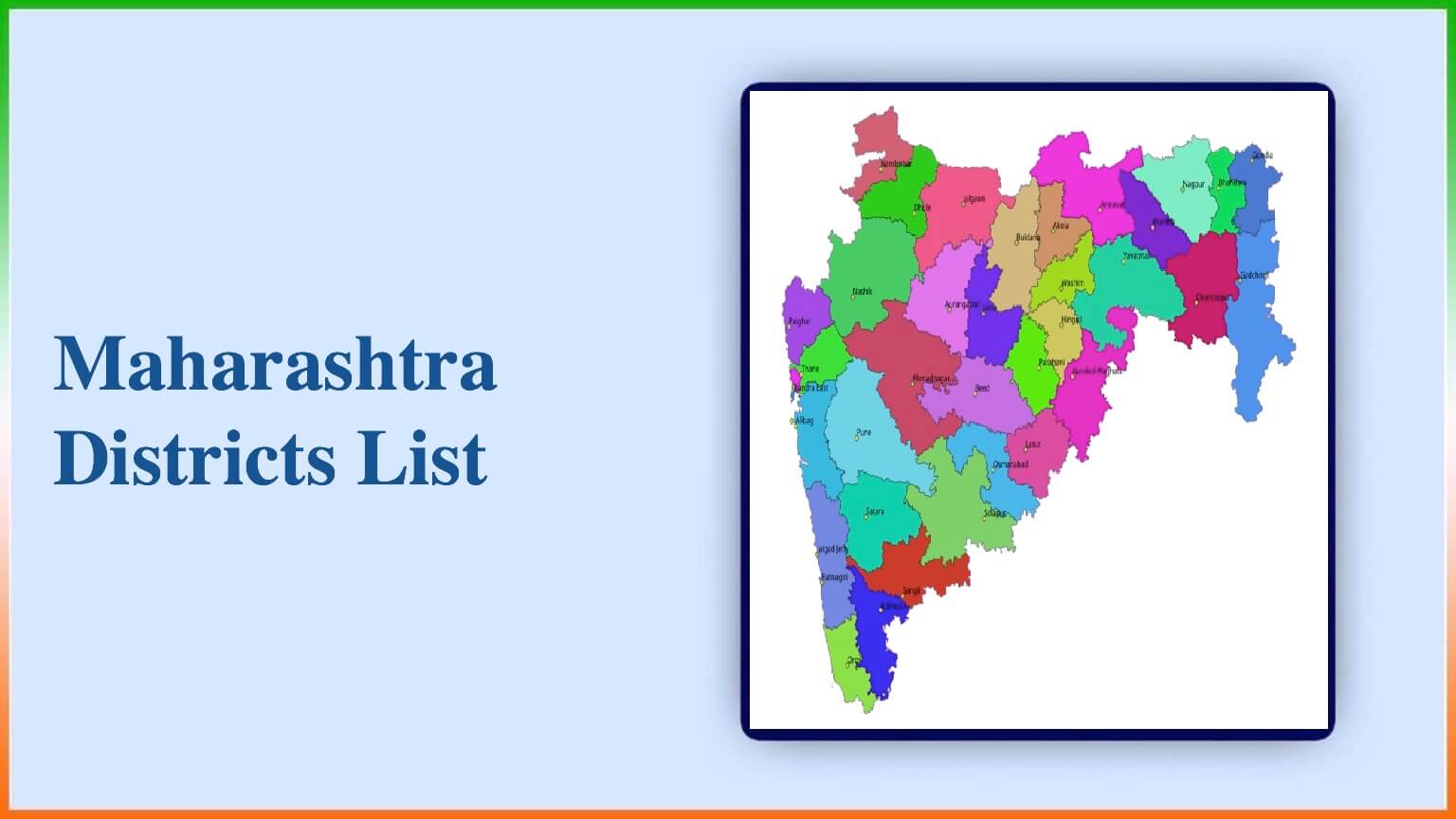 Maharashtra Districts List