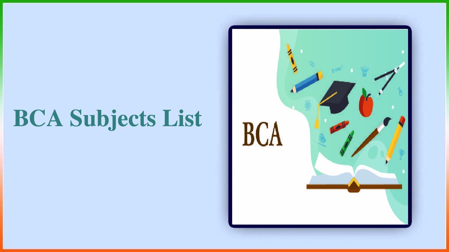 Bca Subjects List