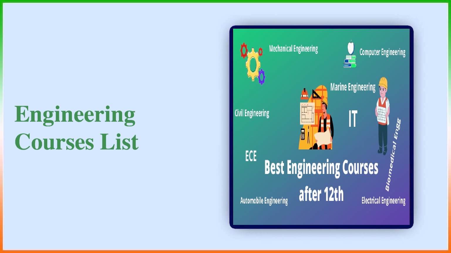 Engineering Courses List