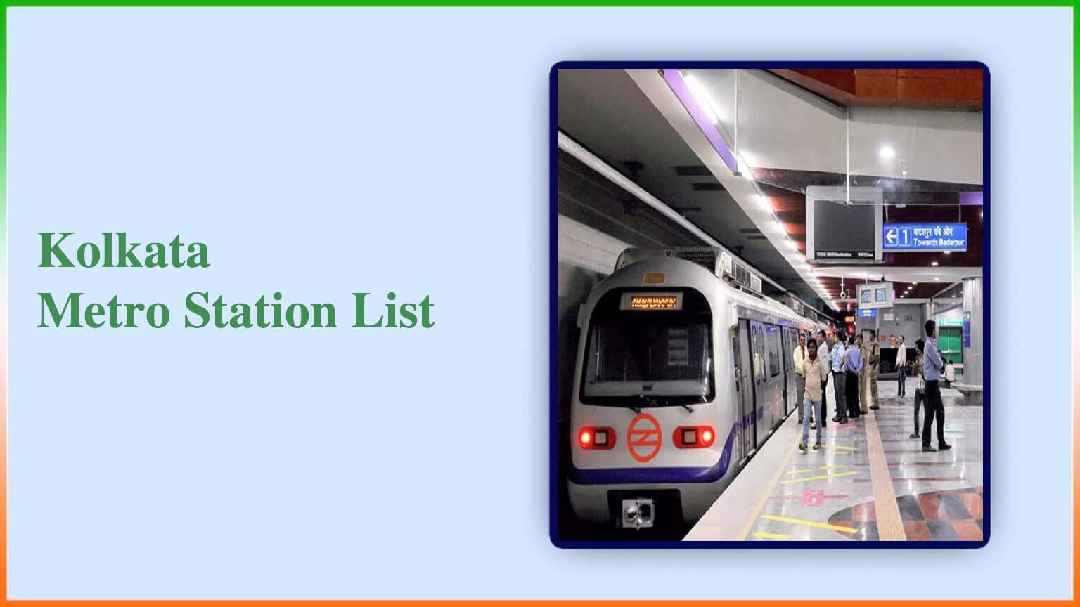 Metro Station List Kolkata