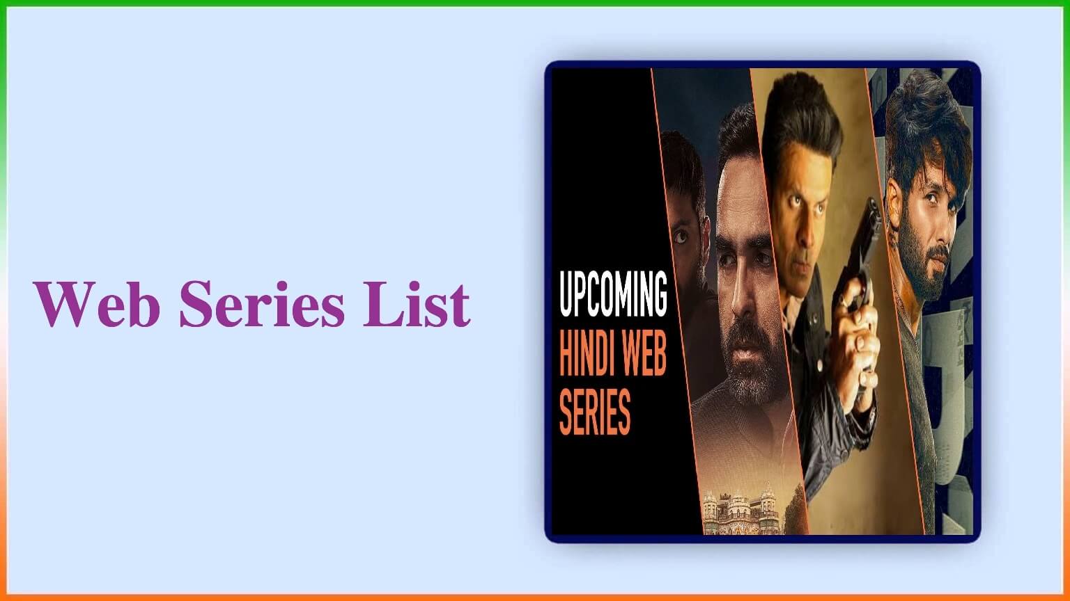 New Web Series List Hindi