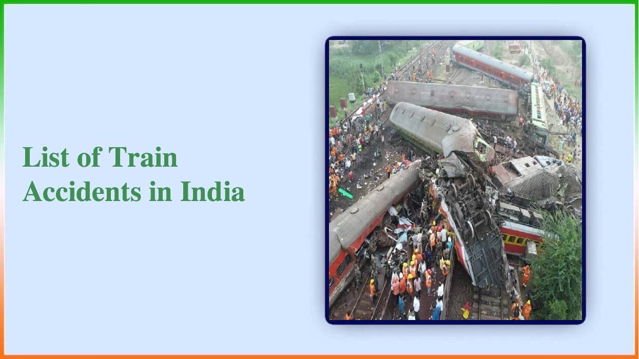 List Of Train Accidents In India