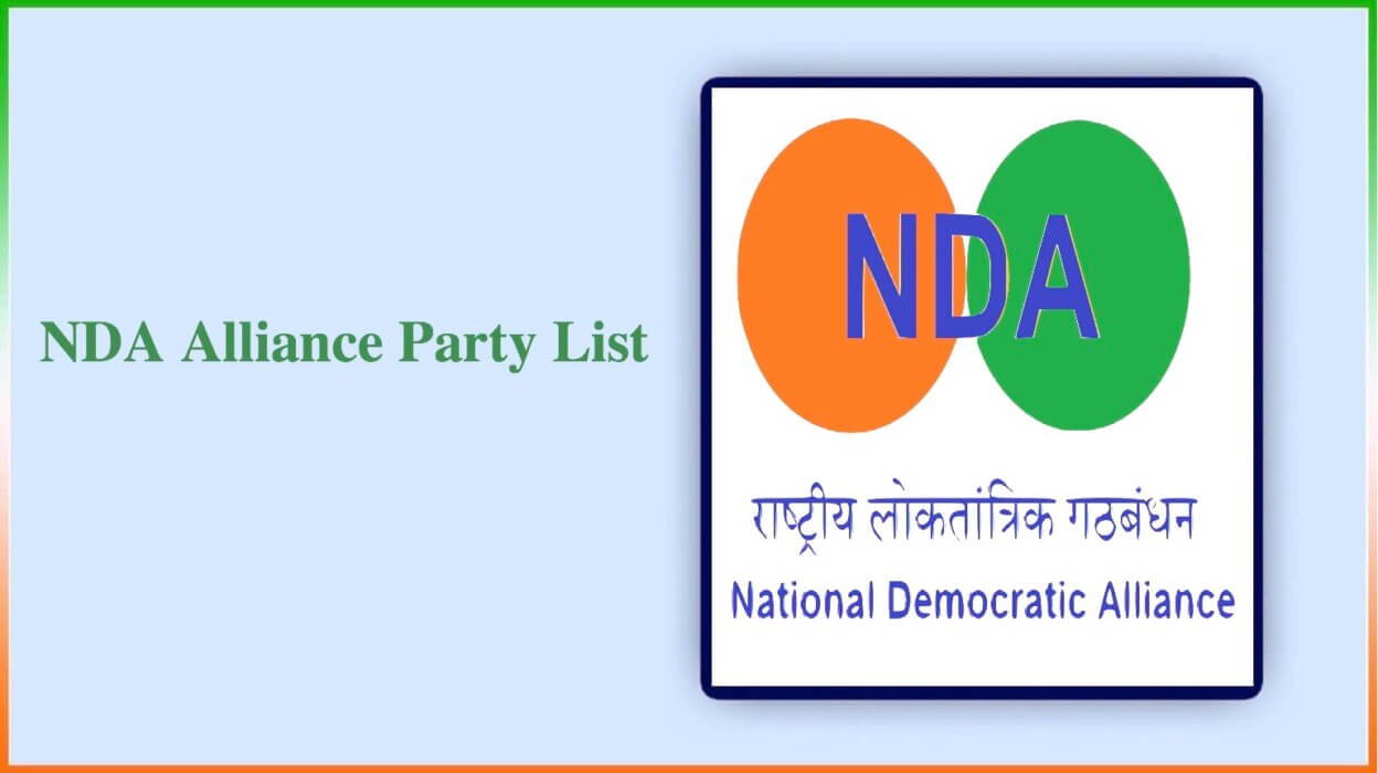 NDA Alliance Party List 2024