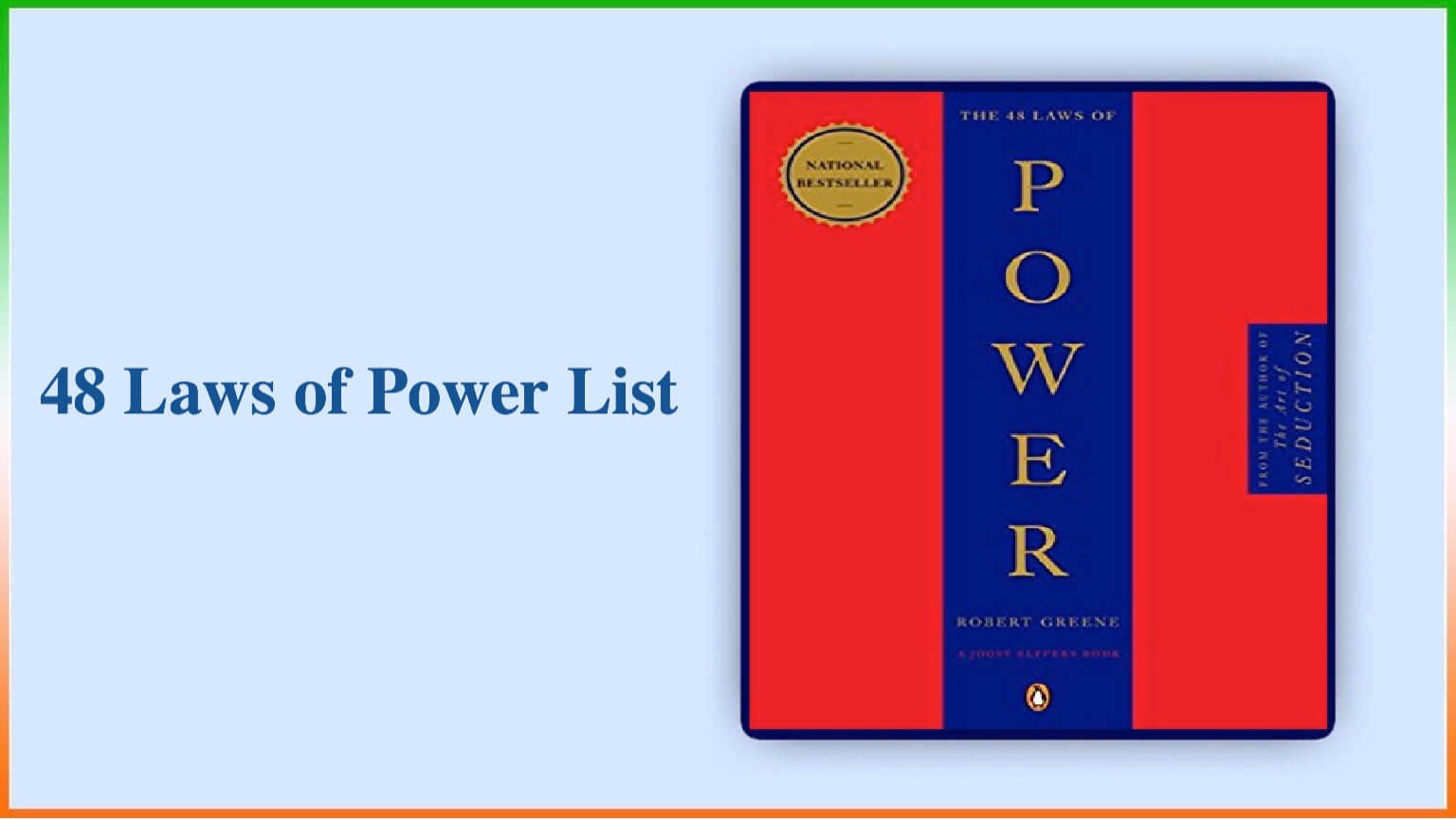 48 Laws Of Power List