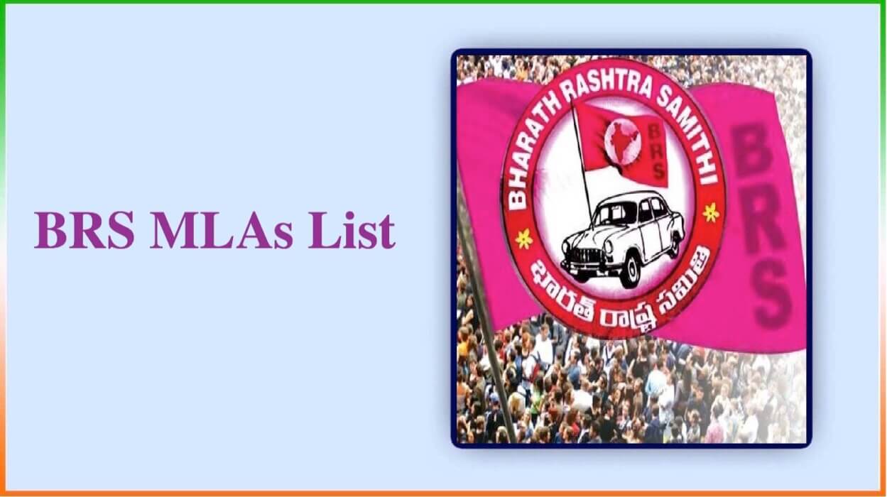 Telangana BRS MLAs list 2023 with Contact No.