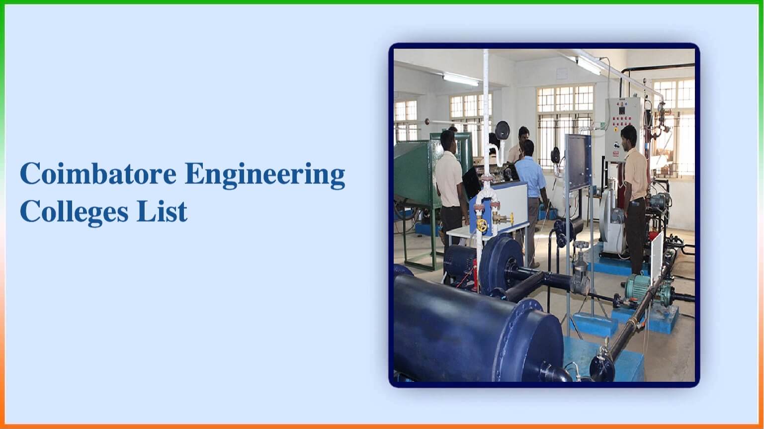 Coimbatore Engineering Colleges List