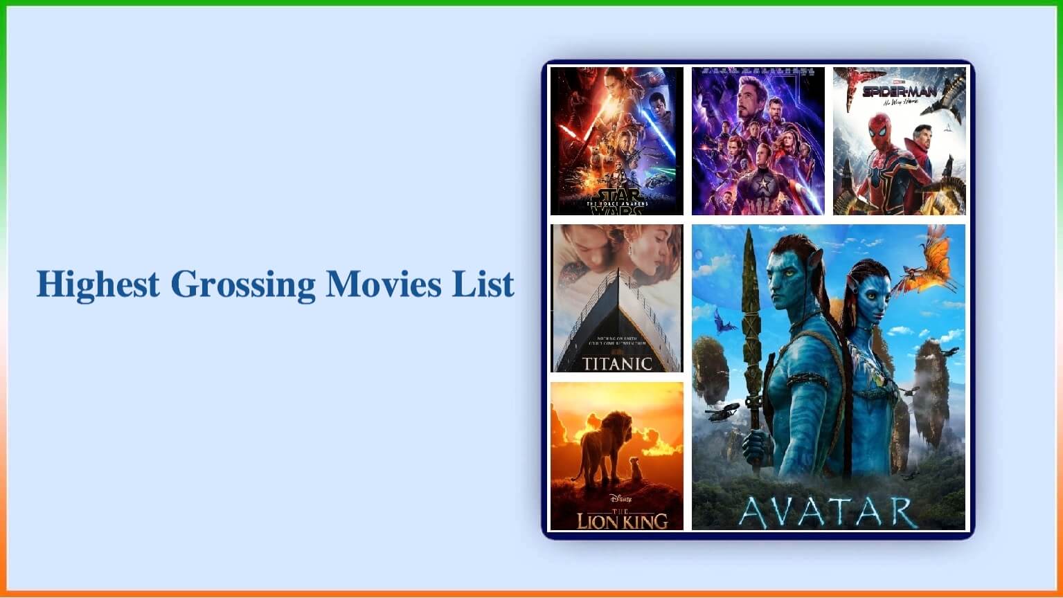 Highest Grossing Movies List