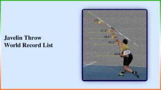 Javelin Throw World Record List