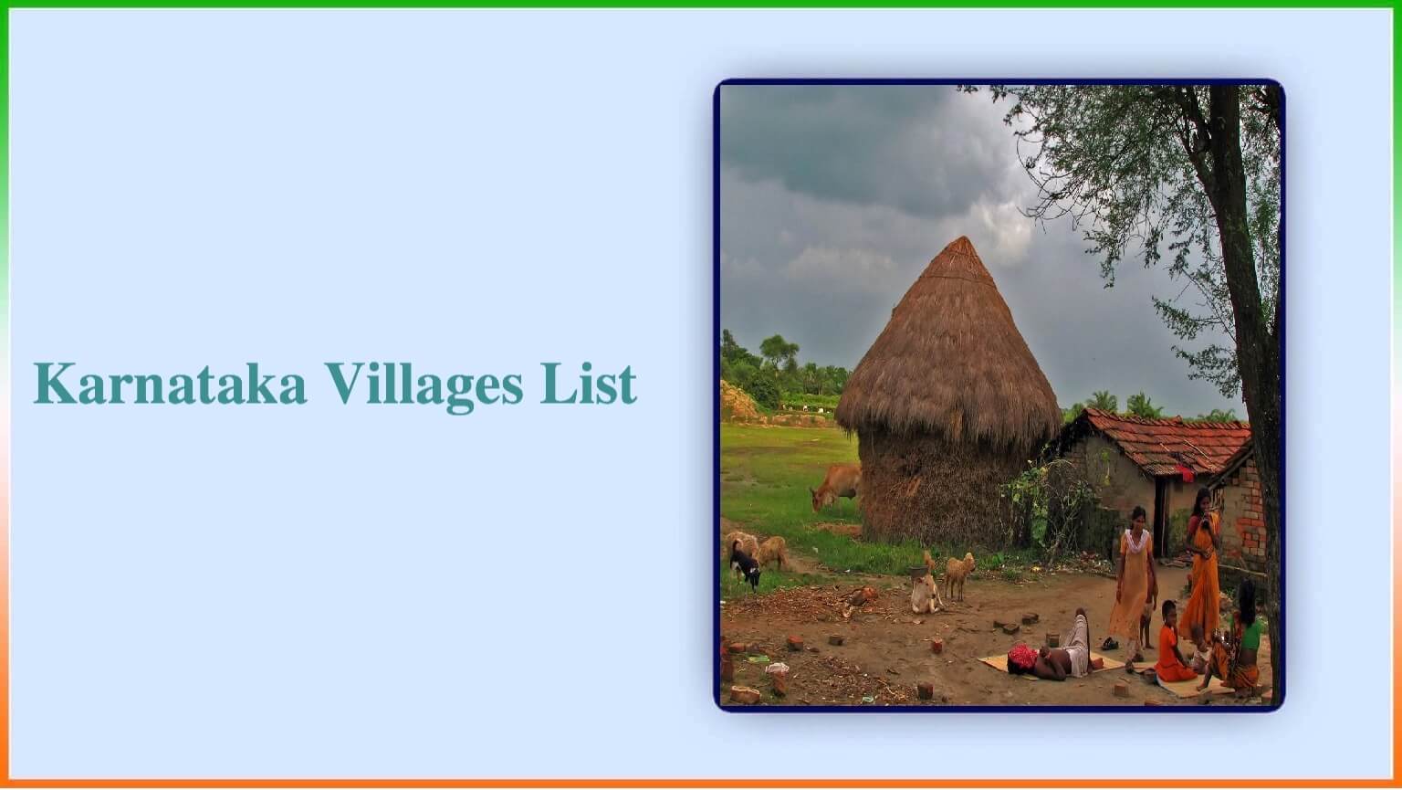 Karnataka Villages List