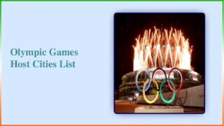 Olympic Games Host Cities List