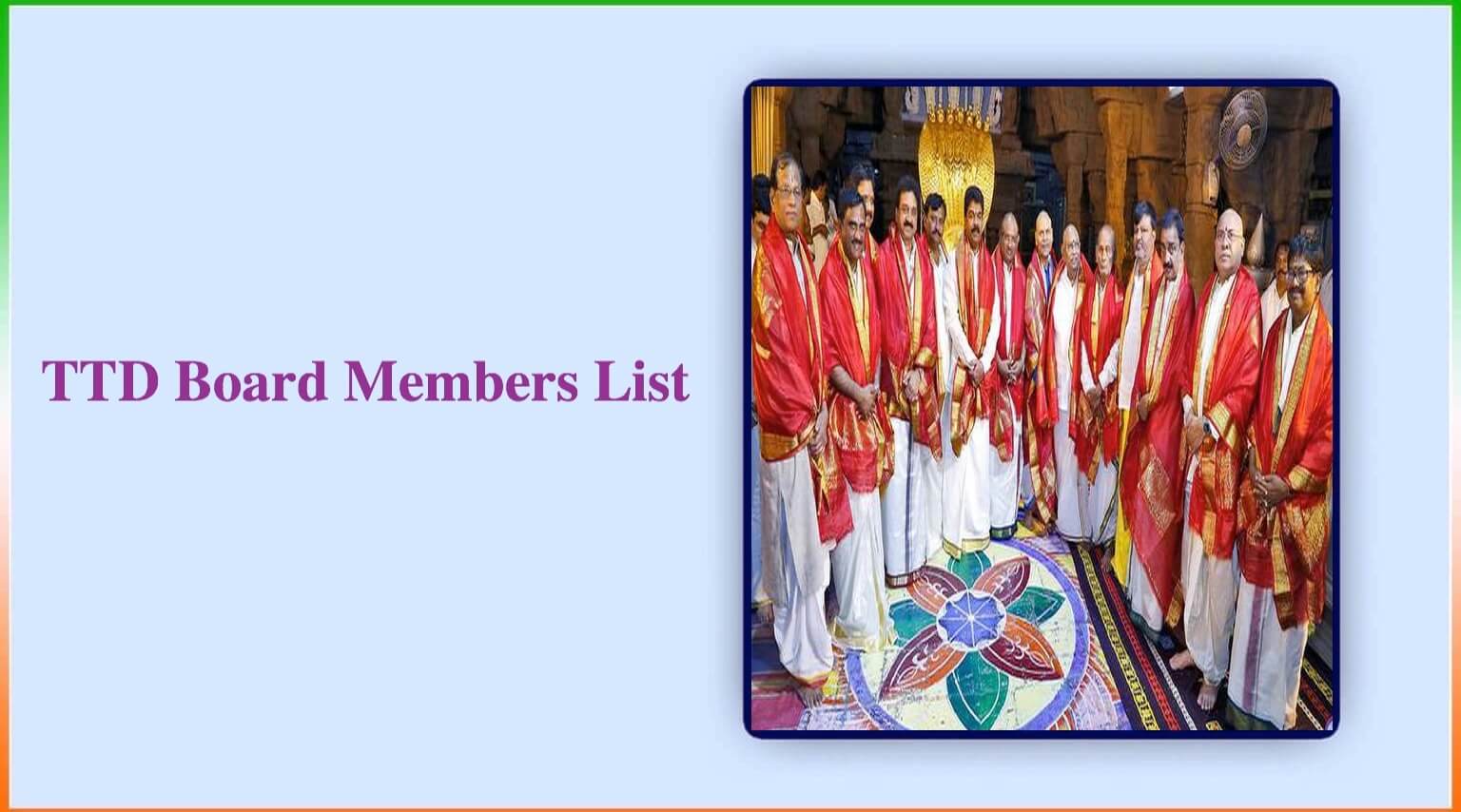 Ttd Board Members List