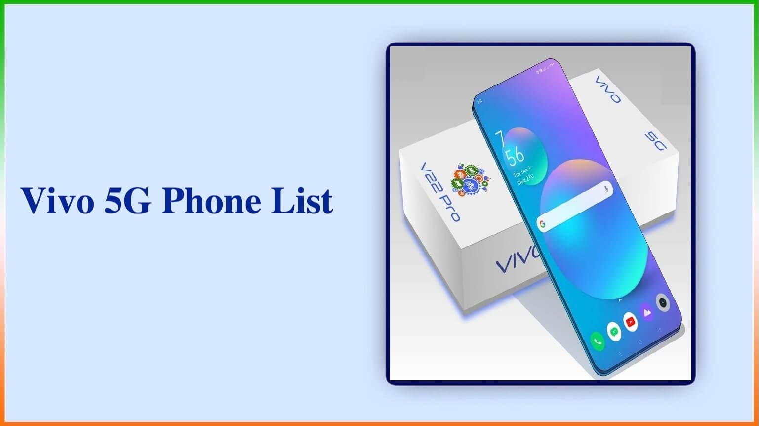 Vivo 5G Phone List