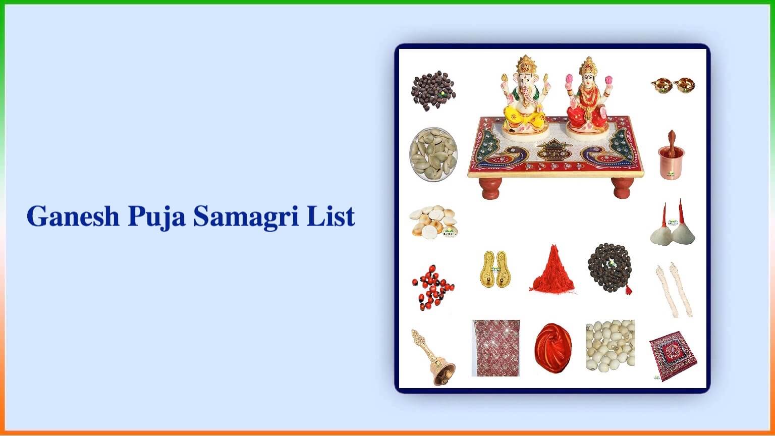Ganesh Puja Samagri List