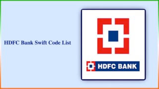 Hdfc Bank Swift Code List