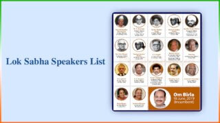 Lok Sabha Speakers List
