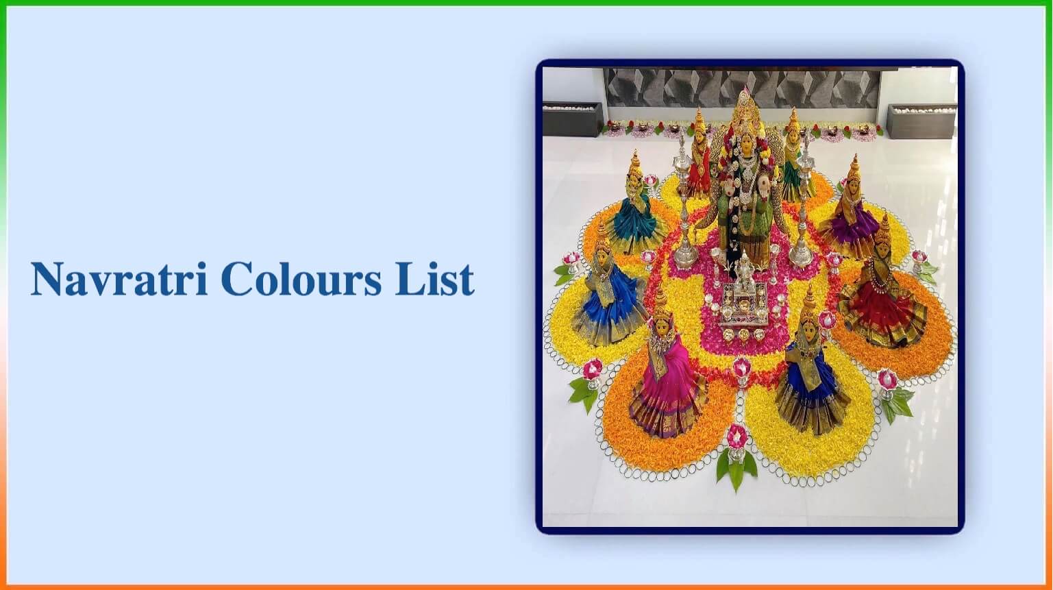 Navratri Colours List