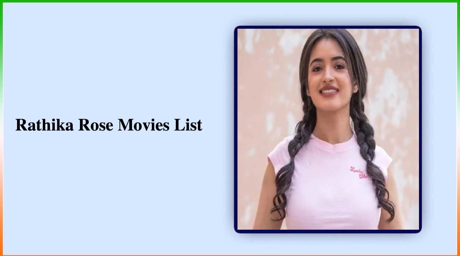 Rathika Rose Movies List