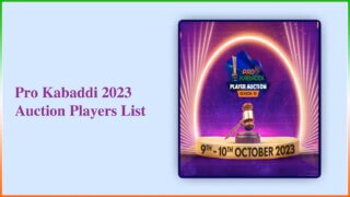 Pro Kabaddi 2023 Auction Players List