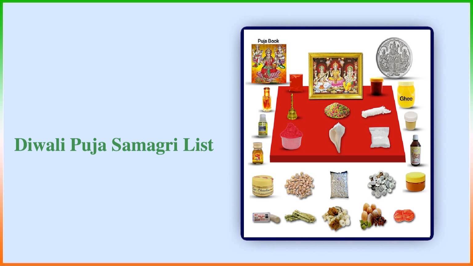 Diwali Puja Samagri List