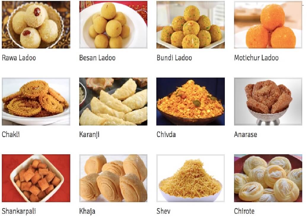 Diwali Sweets And Snacks List 