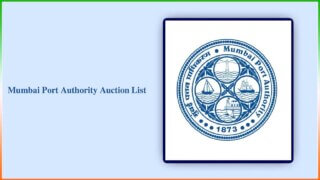 Mumbaiport.gov.in Auction List