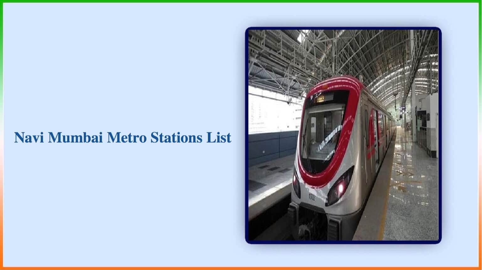 Navi Mumbai Metro Stations List