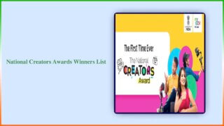 National Creators Awards Winners List