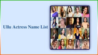 Ullu Actress Name List